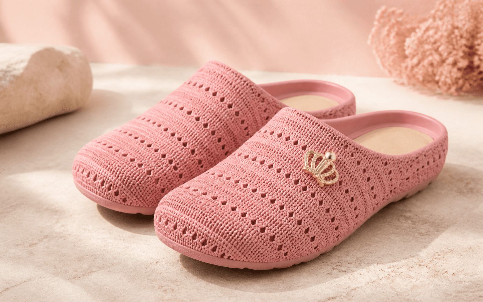 Рожеві гумові сабо Nuovera Breeze Pink